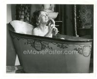 5d038 JUDY GEESON TV 8x10 still '71 naked in bathtub from Who Killed the Mysterious Mr. Foster!