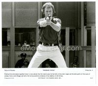 5d616 MAGNUM FORCE 8x9.25 still #4 '73 Clint Eastwood is Dirty Harry pointing his huge gun!