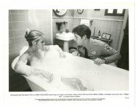 5d051 NINA AXELROD 8x10 still '80 naked in bubble bath by deputy Paul Linke from Motel Hell!