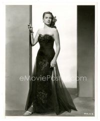 5d772 RAVEN MCBRIDE 8x10 still '40s full-length portrait of the sexy model in incredible dress!