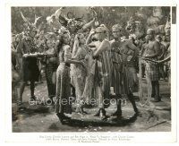 5d796 ROAD TO SINGAPORE 8x10 still '40 Dorothy Lamour with Bob Hope & Bing Crosby as natives!