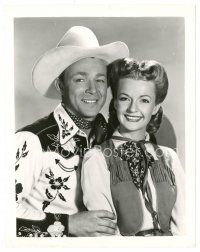 5d811 ROY ROGERS/DALE EVANS 8x10 still '67 wonderful close up of the King & Queen of cowboys!