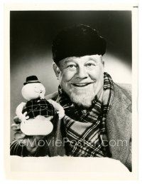 5d814 RUDOLPH THE RED-NOSED REINDEER TV 7x9.25 still R78 Burl Ives, who was Sam the Snowman!