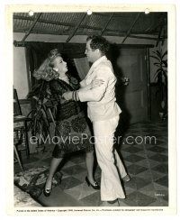 5d832 SEVEN SINNERS 8x10 key book still '40 Broderick Crawford gets rough with Marlene Dietrich!