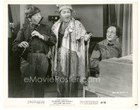 5d878 STOP LOOK & LAUGH 8x10 still '60 Three Stooges, Larry, Moe & Curly playing music at piano!