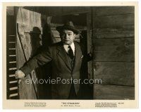 5d881 STRANGER 8x10.25 still '46 close up of Edward G. Robinson, directed by Orson Welles!