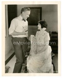 5d926 THY NAME IS WOMAN candid 8x10 still '24 director Fred Niblo tells story to Edith Roberts!