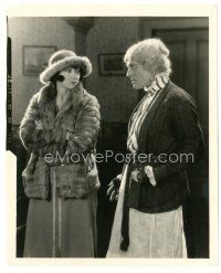 5d947 UNHOLY 3 8x10 still '30 Tod Browning, Lila Lee glares at Lon Chaney Sr. as old woman!