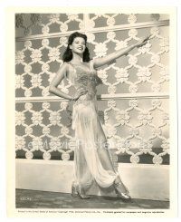 5d997 YVONNE DE CARLO 8x10 still '44 super young & full-length in sexy skimpy harem girl costume!