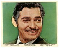 5d085 GONE WITH THE WIND 8x10 still #11 R67 best super close up of smiling Clark Gable!