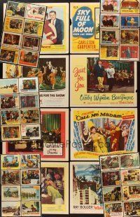 5e027 LOT OF 48 LOBBY CARDS '40s-50s great images from a variety of different movies!