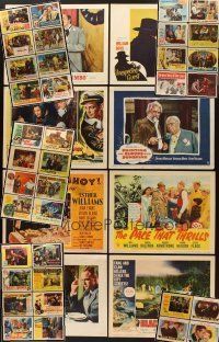 5e030 LOT OF 44 LOBBY CARDS '40s-50s great images from a variety of different movies!