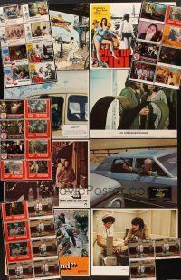 5e031 LOT OF 43 LOBBY CARDS '70s-80s great images from a variety of different movies!
