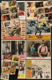 5e038 LOT OF 31 LOBBY CARDS '40s-70s great images from a variety of different movies!