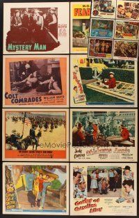 5e042 LOT OF 14 LOBBY CARDS '50s-60s Hopalong Cassidy, Weissmuller as Jungle Jim & more!