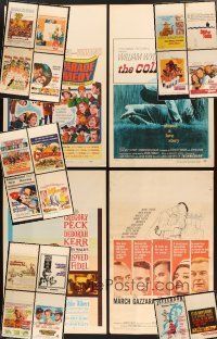 5e075 LOT OF 22 WINDOW CARDS '50s-60s great images from a variety of different movies!