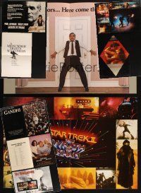 5e081 LOT OF 9 PROMO BROCHURES '70s-80s great advertising from a variety of movies!