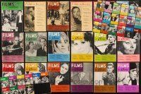 5e122 LOT OF 46 FILMS IN REVIEW MAGAZINES '50s-80s great cover images with top movie stars!