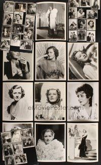 5e133 LOT OF 44 IRENE DUNNE 8X10 REPRO STILLS '80s wonderful portraits of the pretty actress!
