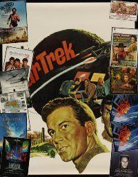 5e148 LOT OF 13 UNFOLDED AND FORMERLY FOLDED SPECIAL POSTERS '80s-00s Star Trek, Disney & more!