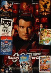 5e149 LOT OF 10 UNFOLDED SPECIAL POSTERS '90s-00s Tomorrow Never Dies, Star Wars Trilogy & more!