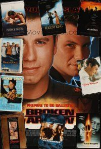 5e154 LOT OF 45 UNFOLDED ONE-SHEETS '88 - '98 Broken Arrow, Mr. Nice Guy, Jerry Maguire & more!