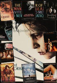 5e171 LOT OF 28 UNFOLDED ONE-SHEETS '86 - '06 Edward Scissorhands, Fight Club & much more!