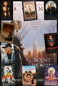 5e199 LOT OF 37 UNFOLDED DOUBLE-SIDED ONE-SHEETS '92 - '95 Scent of a Woman, Groundhog Day +more!