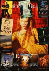 5e201 LOT OF 33 UNFOLDED DOUBLE-SIDED ONE-SHEETS '96 - '99 Elizabeth, Alien Resurrection & more!