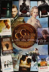 5e207 LOT OF 23 UNFOLDED DOUBLE-SIDED ONE-SHEETS '93 - '08 Golden Compass, The Grudge + more!