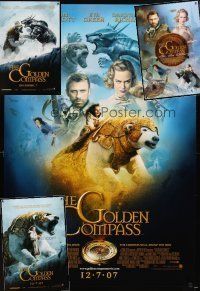 5e212 LOT OF 4 UNFOLDED DOUBLE-SIDED ONE-SHEETS FROM THE GOLDEN COMPASS '07 cool fantasy images!