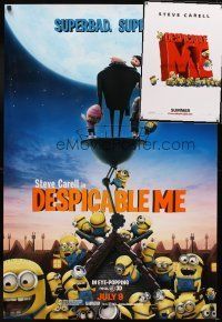 5e218 LOT OF 2 UNFOLDED DOUBLE-SIDED ONE-SHEETS FROM DESPICABLE ME '10 cool cartoon posters!