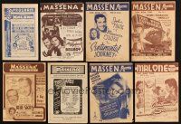 5e123 LOT OF 8 LOCAL THEATRE HERALDS '40s Spellbound, They Were Expendable, Blue Skies & more!