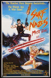 5f038 SURF NAZIS MUST DIE Aust 1sh '87 Troma's gnarliest cult-comedy surf action-adventure ever!