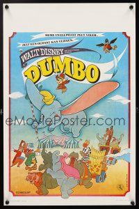 5f251 DUMBO Belgian R70 colorful art from Walt Disney circus elephant classic!