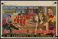 5f264 LEGIONS OF THE NILE Belgian '60 Italian Egypt epic, art of sexy Linda Cristal, Ettore Manni!