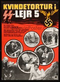 5f526 SS CAMP 5: WOMEN'S HELL Danish '77 SS Lager 5: L'inferno delle donne, Nazi torture!