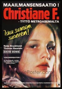 5f174 CHRISTIANE F. Finnish '81 classic German drug movie about 13 year-old drug addict/hooker!