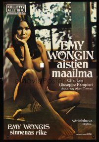 5f201 YELLOW EMANUELLE Finnish '77 Bitto Albertini's Il mondo dei sensi di Emy Wong, Italian sex!