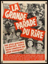 5f696 MGM'S BIG PARADE OF COMEDY French 23x32 '64 W.C. Fields, Marx Bros., Abbott & Costello!