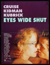 5f751 EYES WIDE SHUT French 15x21 '99 Stanley Kubrick, romantic c/u of Tom Cruise & Nicole Kidman!