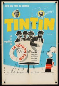 5f828 TINTIN ET LE MYSTERE DE LA TOISON D'OR French 15x21 '61Talbot as Tintin, Tealdi art