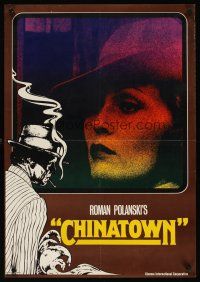 5f051 CHINATOWN German '74 Roman Polanski directed classic, cool art of Faye Dunaway!