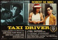 5f638 TAXI DRIVER Italian photobusta '76 Robert De Niro in cab & with Harvey Keitel!