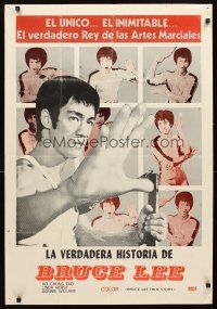 5f010 BRUCE LEE: THE MAN, THE MYTH South American '76 great images from Bruce Lee biography!