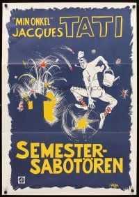 5f319 MR. HULOT'S HOLIDAY Swedish '59 Jacques Tati, Les vacances de Monsieur Hulot