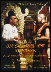 5f062 IN SEARCH OF KUNDUN Swiss '98 cool image of Martin Scorsese & Dalai Lama!