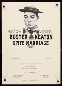 5f067 SPITE MARRIAGE Swiss R74 great image of stone-faced Buster Keaton!