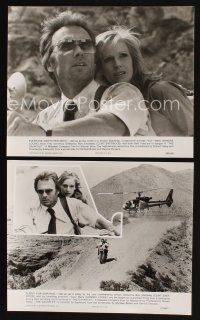 5g777 GAUNTLET 2 8.75x9.5 stills '77 great images of tough Clint Eastwood & Sondra Locke!