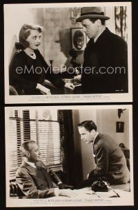 5g807 MARKED WOMAN 2 8x10 stills R47 Bette Davis two-timing her way to love with Humphrey Bogart!